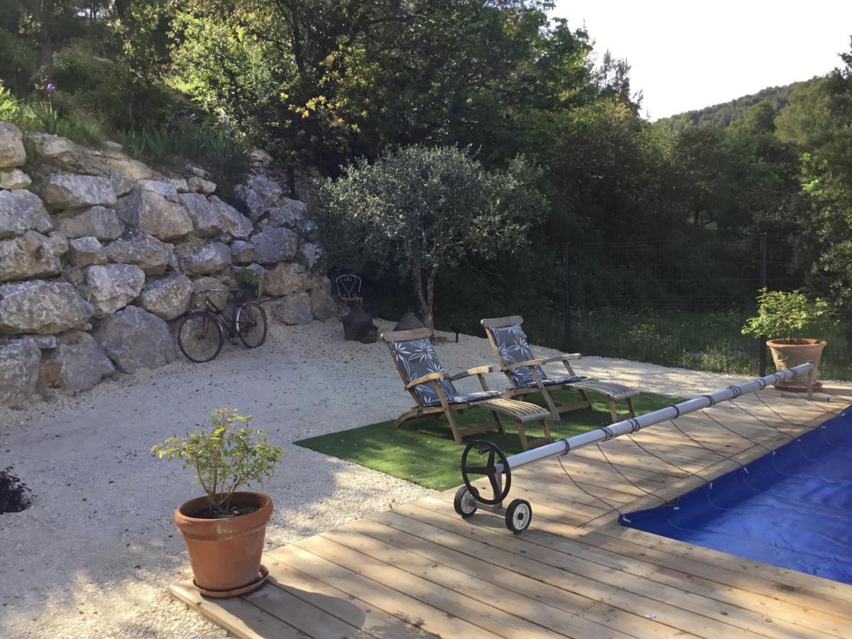 Studio De Charme Avec Piscine Фонтен-де-Воклюз Экстерьер фото